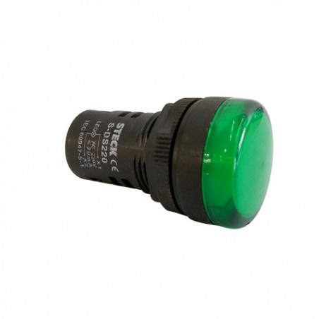 Sinaleiro Led Steck S-DS220/2 220V Verde