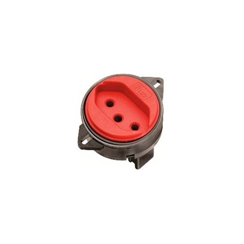 Tomada 2P+T PISO B-LUX 10A Vermelho 9775-6