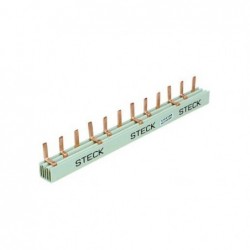 Barramento Pente STECK Trifásico DIN P/12 3X4 210MM 80A