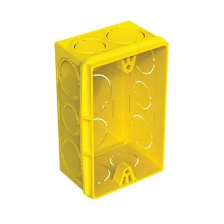 Caixinha de Luz PVC Tigreflex 4x2 Amarela