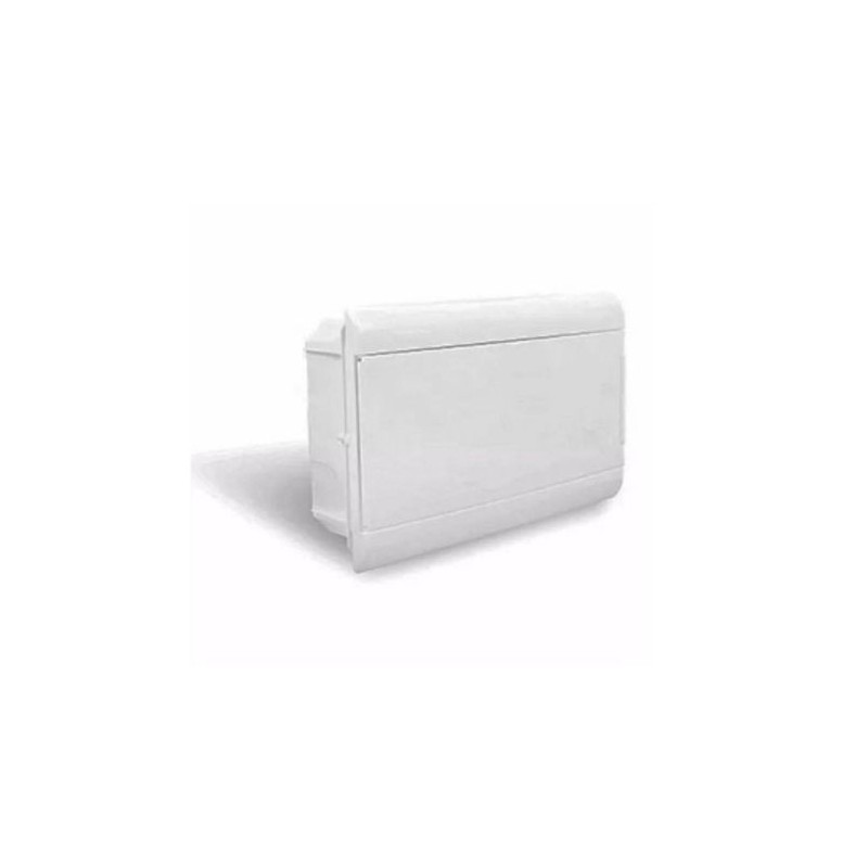 Centrinho PVC STECK OURO Embutir 08 DIN Porta Branco