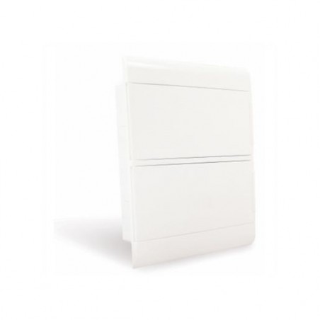 Centrinho PVC STECK OURO Embutir 16 DIN Porta Branco