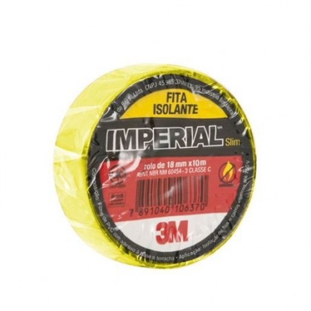 Fita Isolante 3M IMPERIAL 10M Amarela