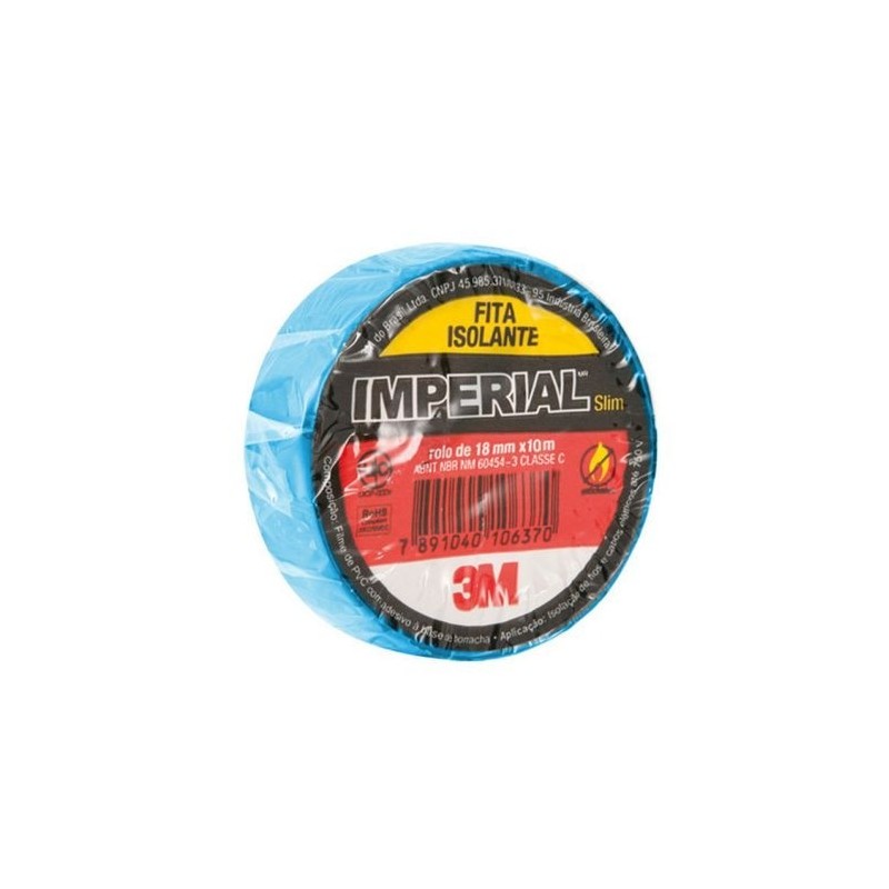 Fita Isolante 3M IMPERIAL 10M Azul