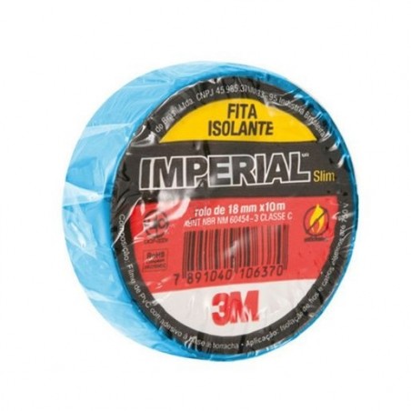 Fita Isolante 3M IMPERIAL 10M Azul