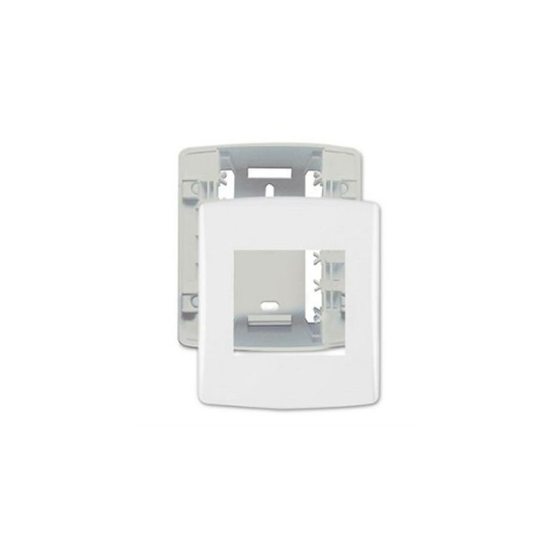 Linha Siena Fácil 6340 Caixa + Placa 2 Modulos Branco