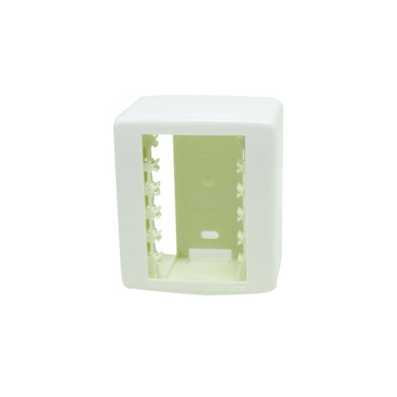 Linha Siena Fácil 6341 Caixa + Placa 3 Modulos Branco