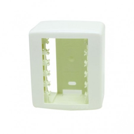 Linha Siena Fácil 6341 Caixa + Placa 3 Modulos Branco