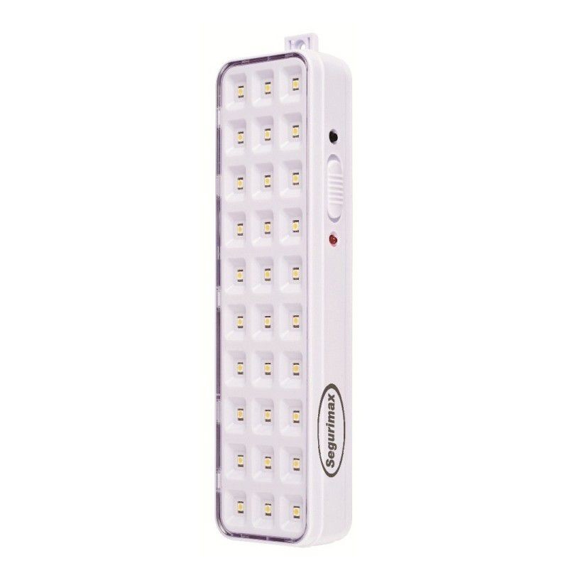 Luminária de Emergência SEGURIMAX 30 LEDS LITHIUM Bivolt