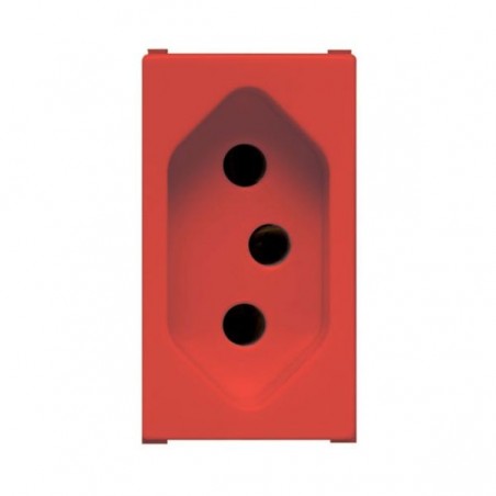 Módulo Siemens Ilus (Tomada 10A) Vermelho 5UB9 9007