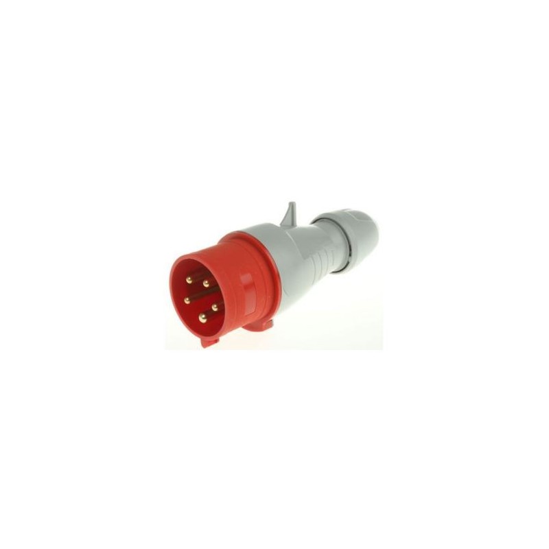 Plug Industrial JNG 3P+T 16A 380V Vermelho REF014