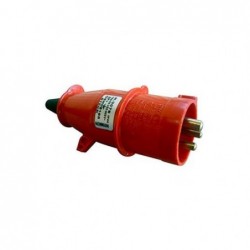 Plug Industrial NEWKON 2P+T 32A 380V Vermelho 3279