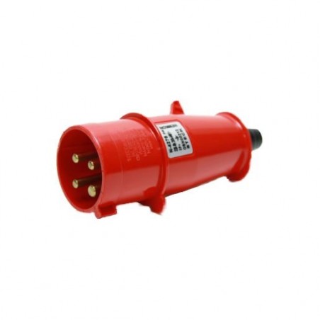 Plug Industrial NEWKON 3P+T 16A 380V Vermelho 4076